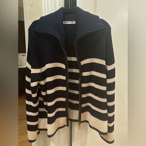 ZARA ZIP CARDIGAN